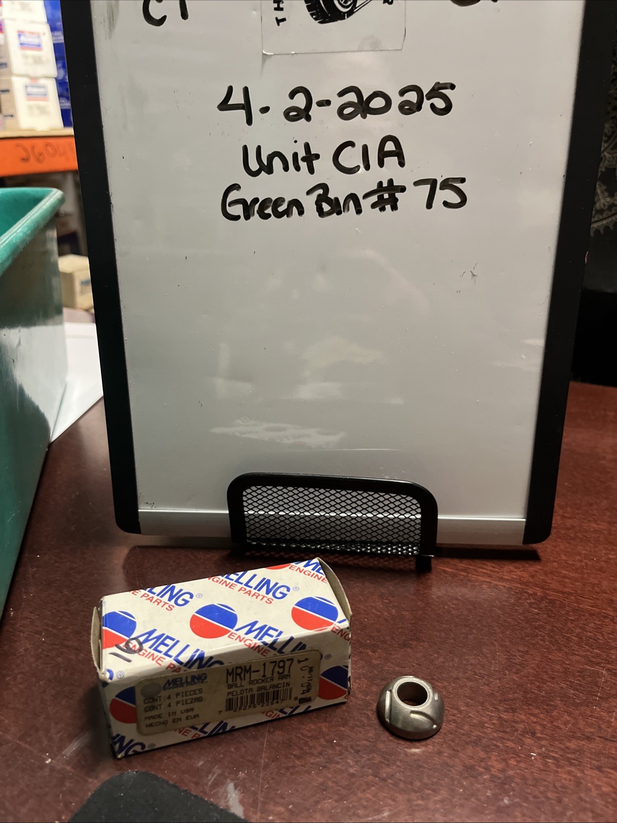 Engine Rocker Arm Ball-Stock Melling MRM-1797 1 Per Purchase