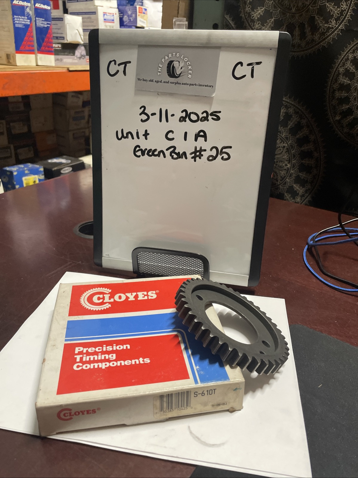 Engine Timing Camshaft Sprocket Cloyes Gear & Product S610T