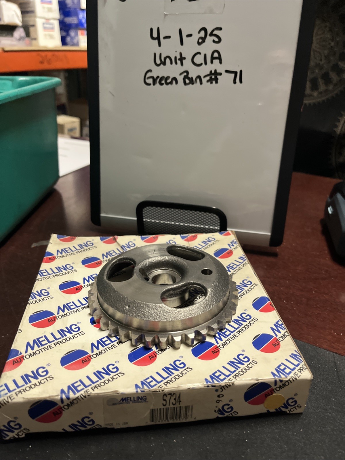 Engine Timing Camshaft Sprocket-Stock Melling S734