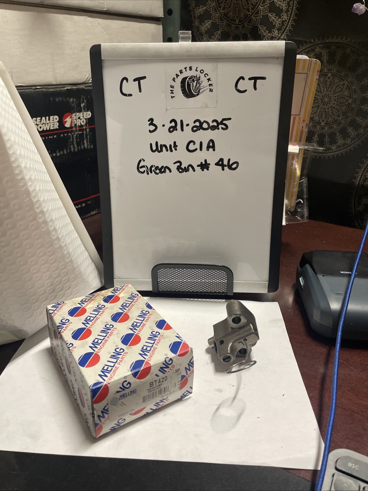 Engine Timing Chain Tensioner-Stock Melling BT420