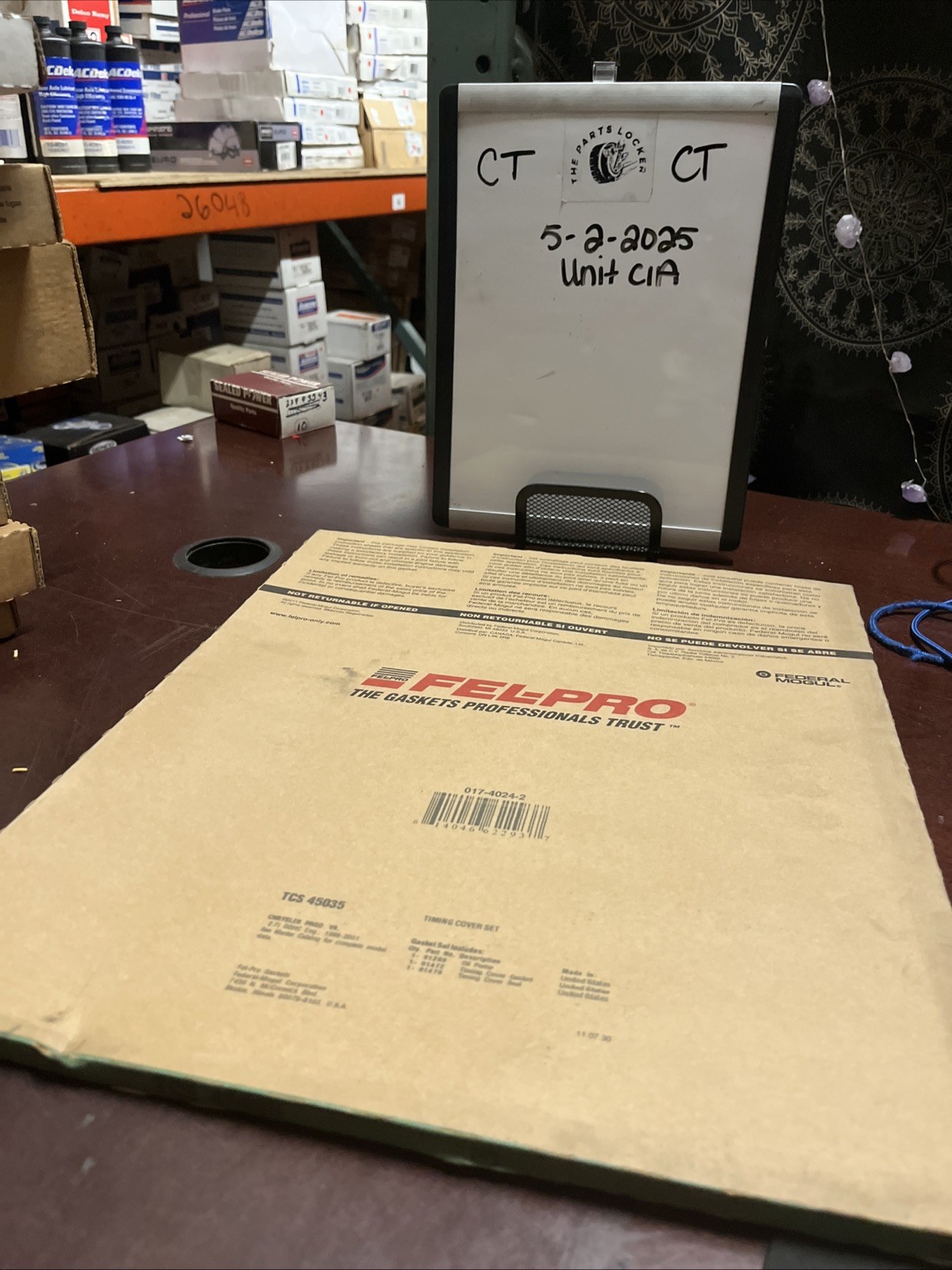 Engine Timing Cover Gasket Set Fel-Pro TCS 45035 - Image 3