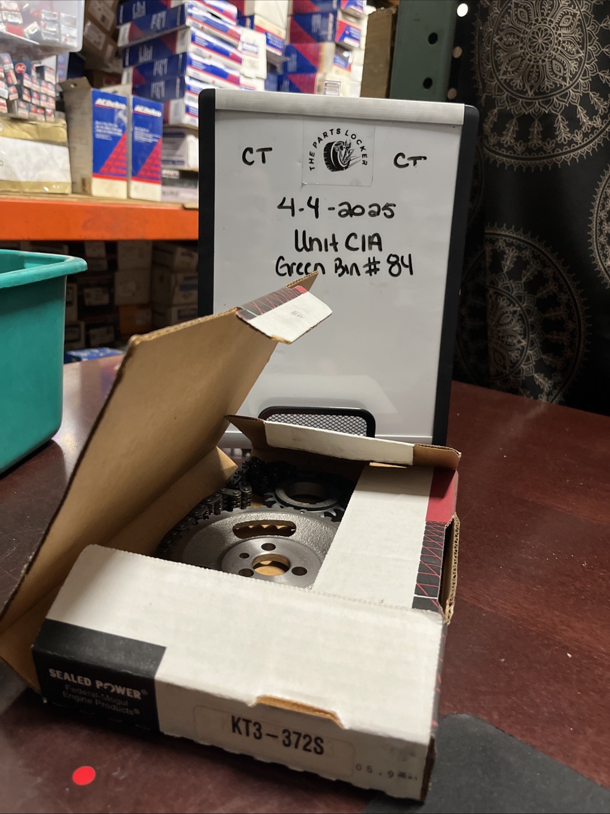 Engine Timing Set Components Sealed Power KT3-372S