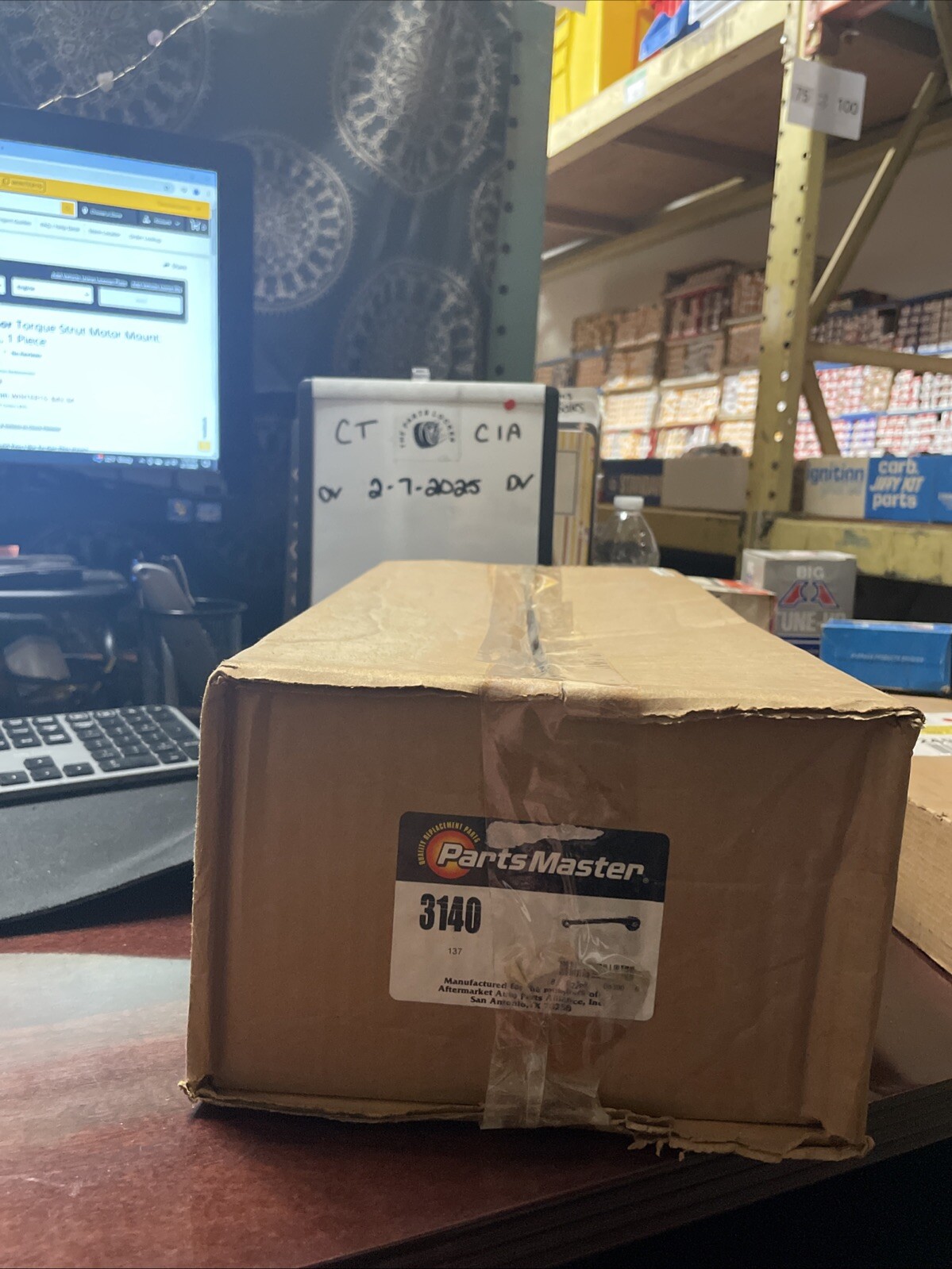 Engine Torque Strut Mount Anchor/Parts Master 3140