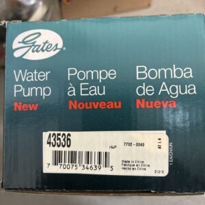 Engine Water Pump-Water Pump Standard Genuine Gates 43536