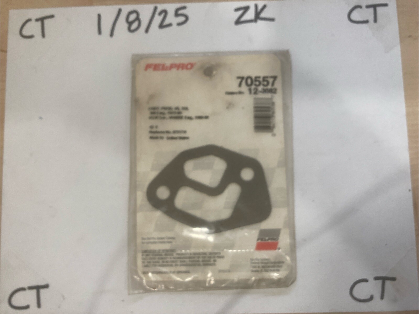 Exhaust Gas Recirculation Valve Gasket-Fel-Pro 70557 (SOLD INDIVIDUALLY)
