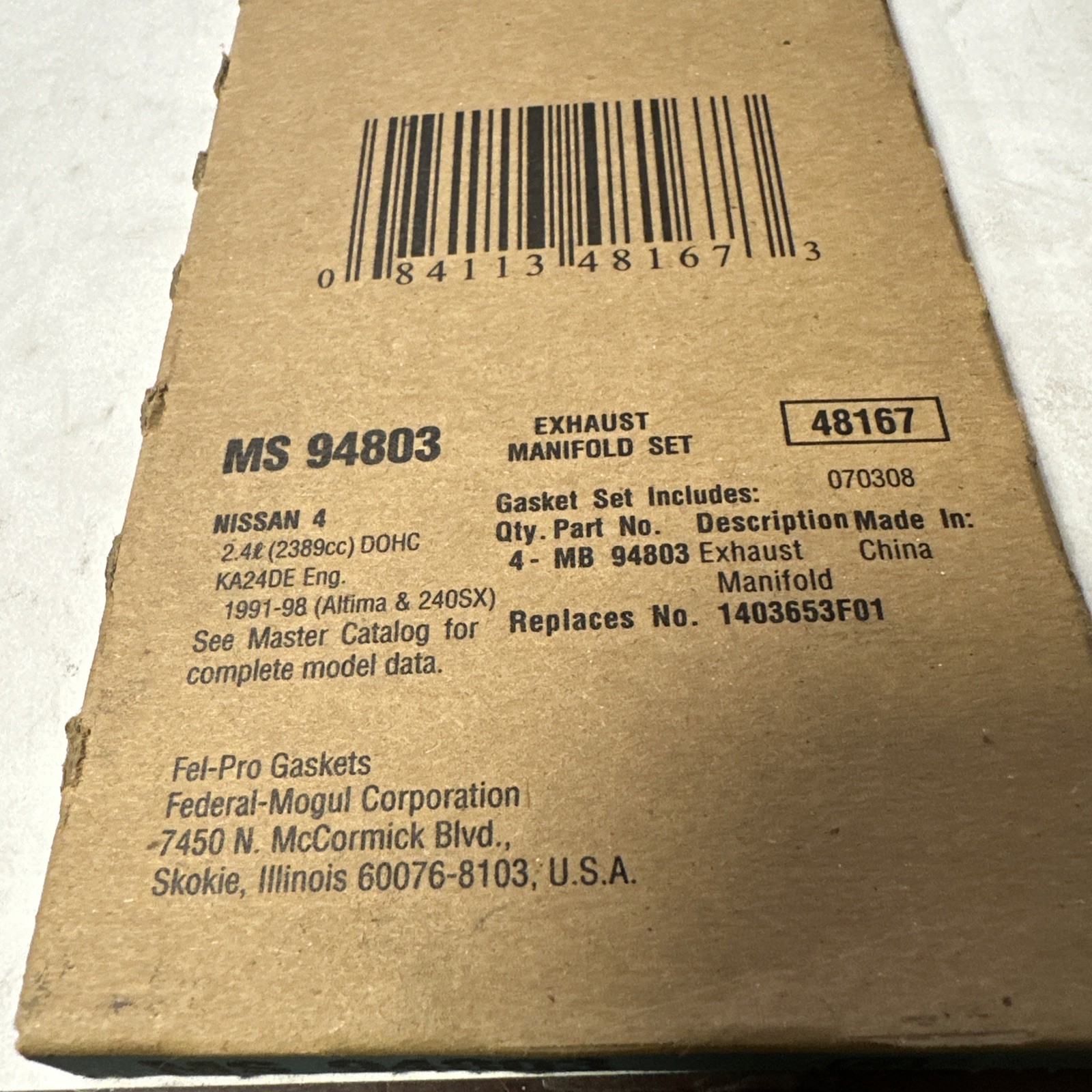 Exhaust Manifold Gasket Set Fel-Pro MS 94803 - Image 3