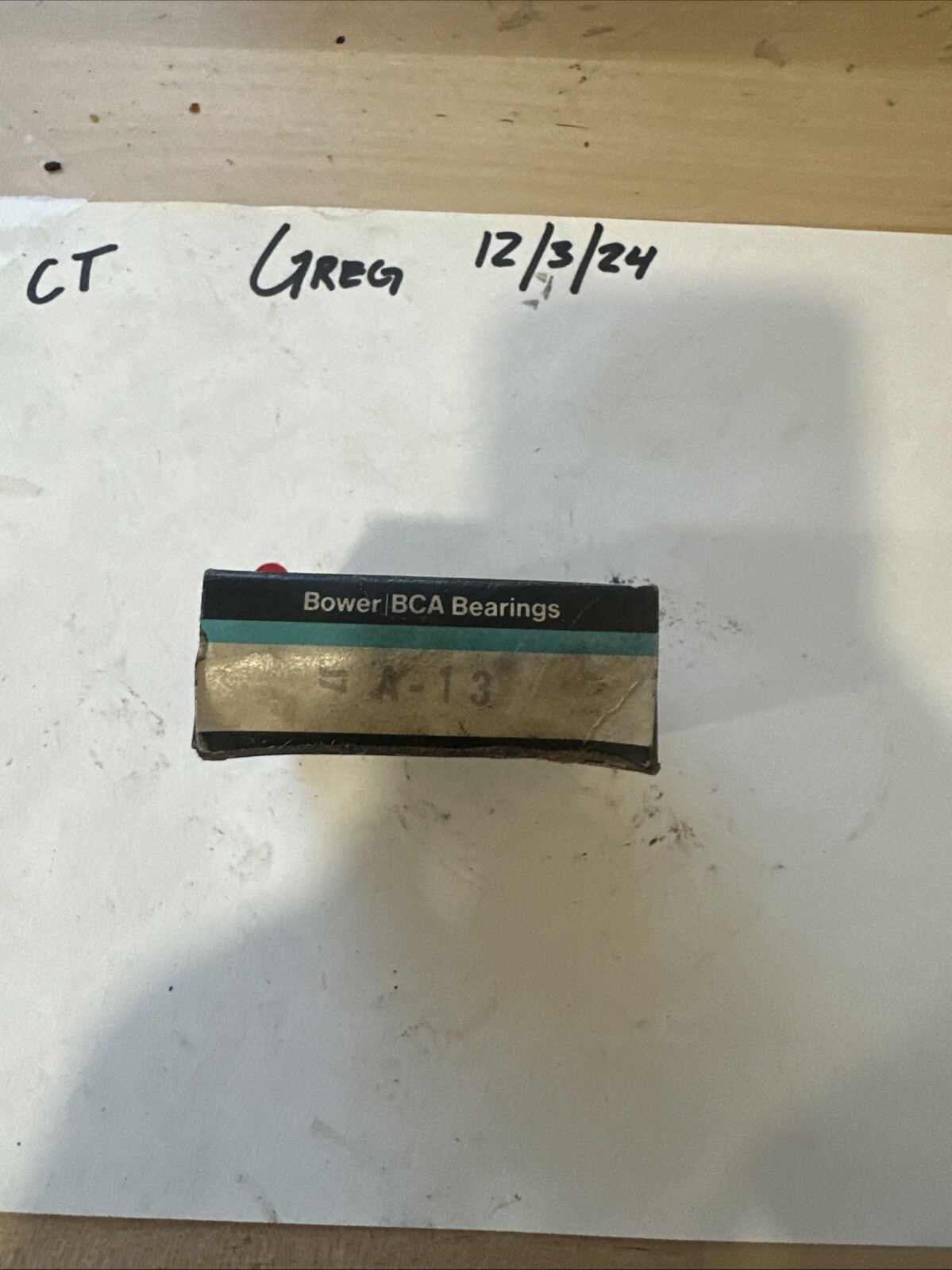 FEDERAL MOGUL Bower BCA Bearings A-13, 1985