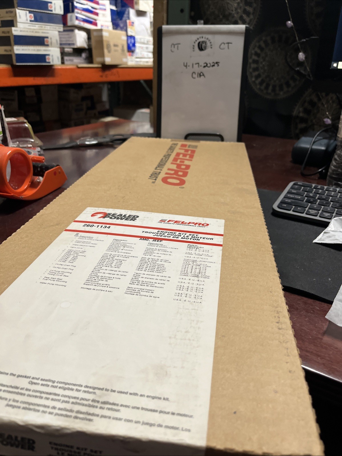 FEL-PRO 260-1134 Engine Kit Full Gasket Set