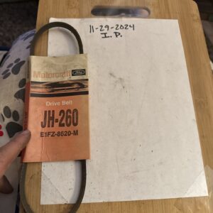 FORD MOTORCRAFT JH-260 E1FZ-8620-M DRIVE BELT