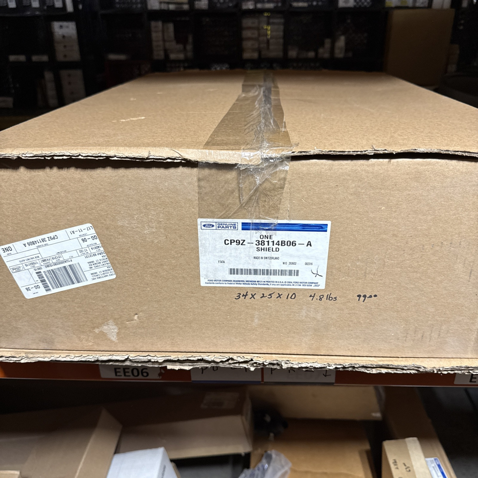 FORD OEM 12-17 Focus Exhaust System Exhaust Components-Heat Shield CP9Z38114B06A - Image 3