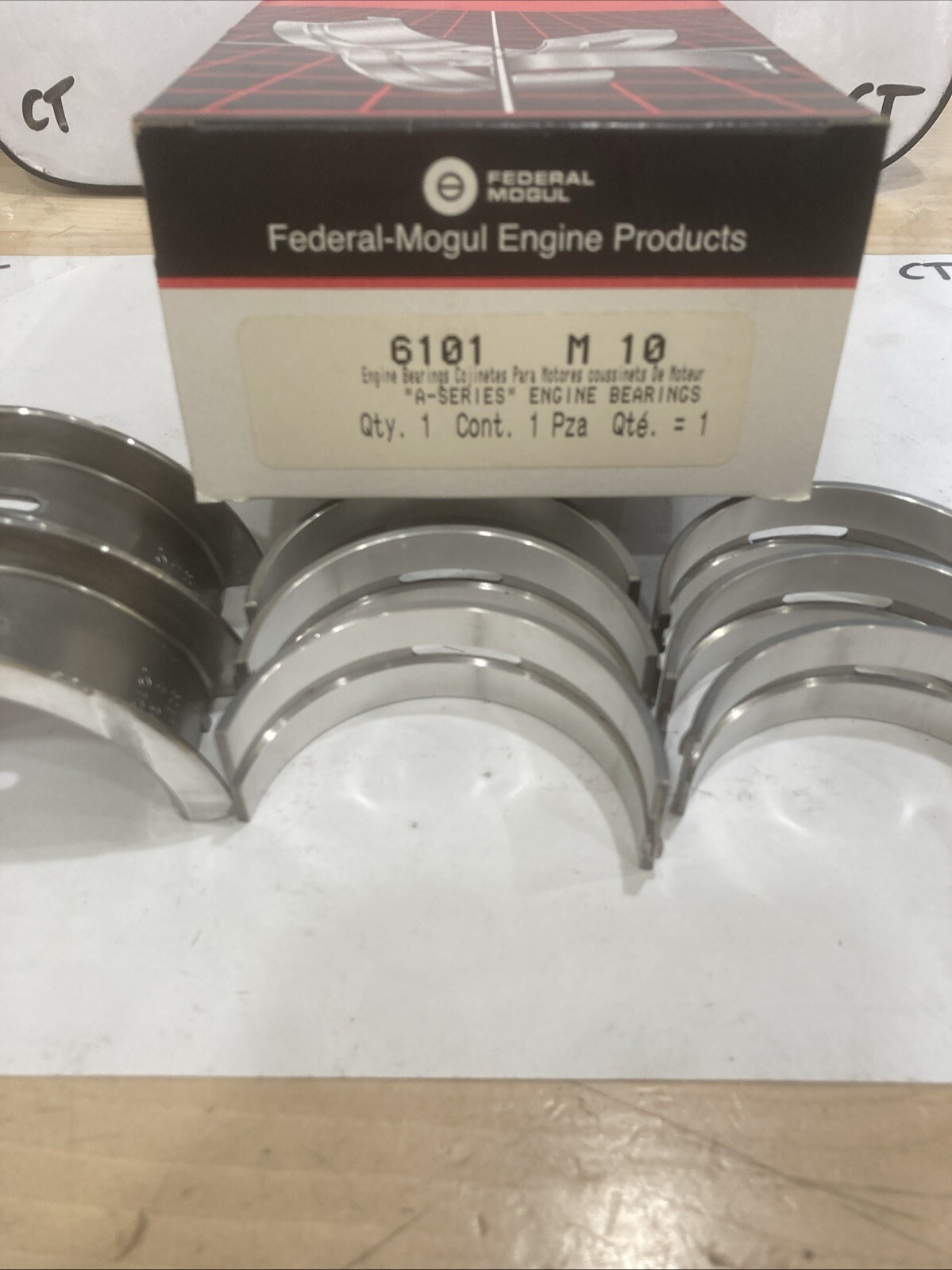 Federal Mogul 6101M-10 Engine Main Bearings .010" - Image 3