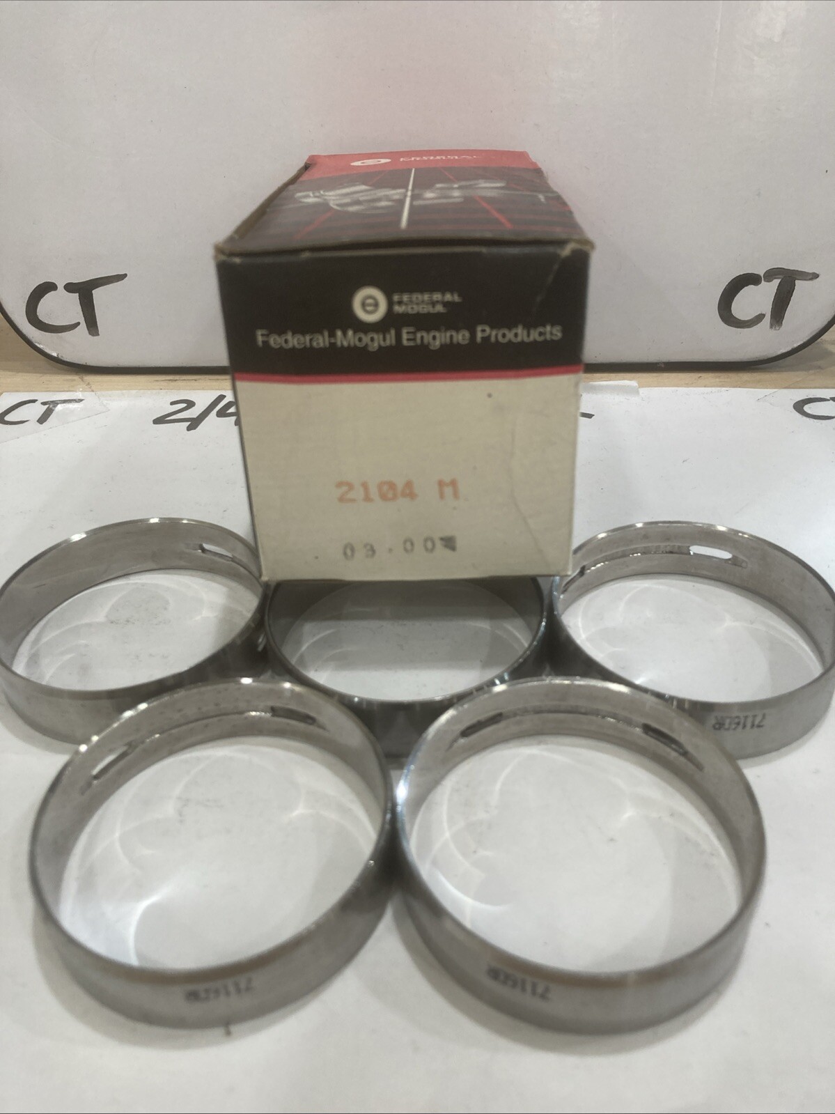 Federal Mogul Cam Shaft Bearing Set 2104M - Image 3