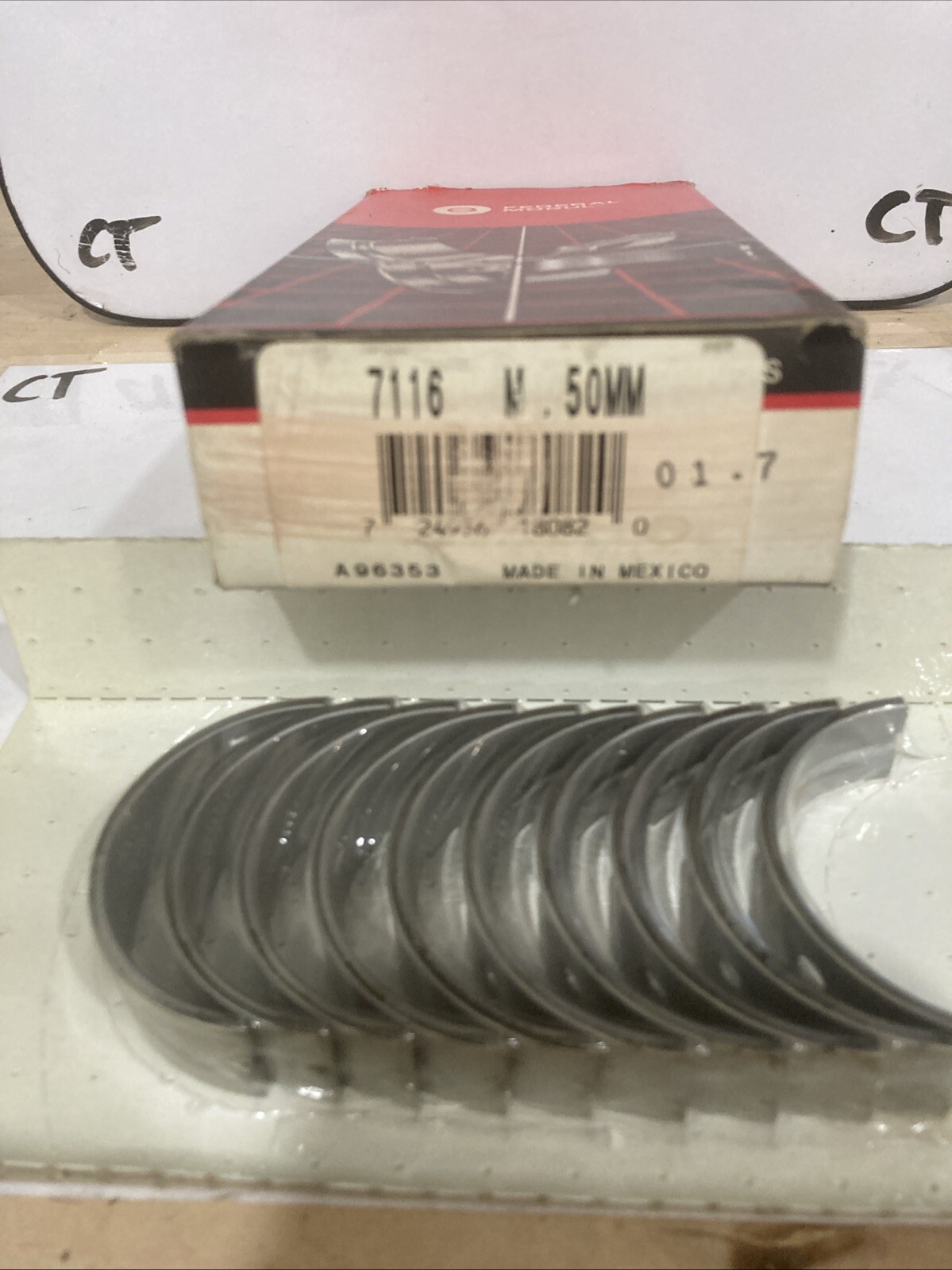 Federal Mogul Crankshaft Bearing Set 7116M .5Omm - Image 3