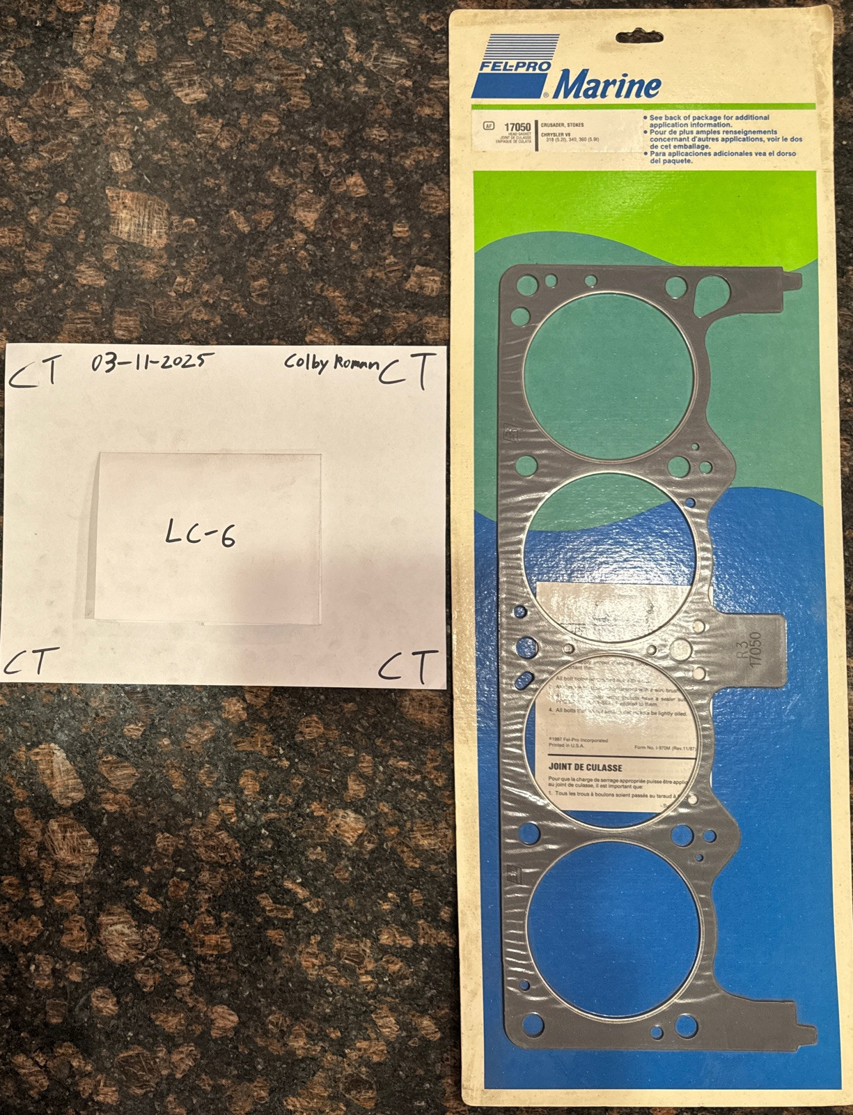 Fel-Pro 17050 Marine Cylinder Head Gasket