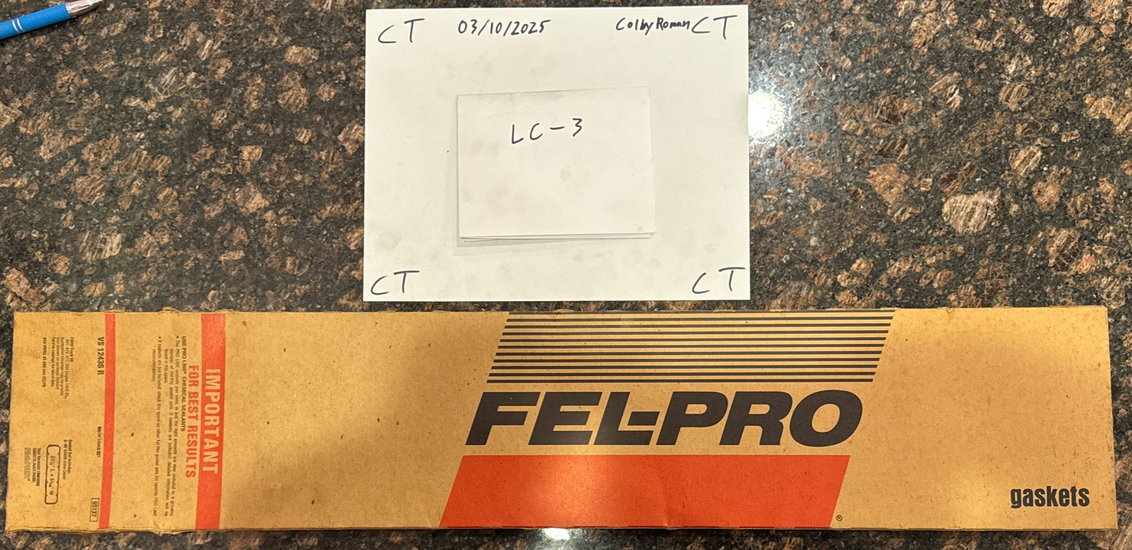 Fel-Pro VS12436R Engine Valve Cover Gasket Set New