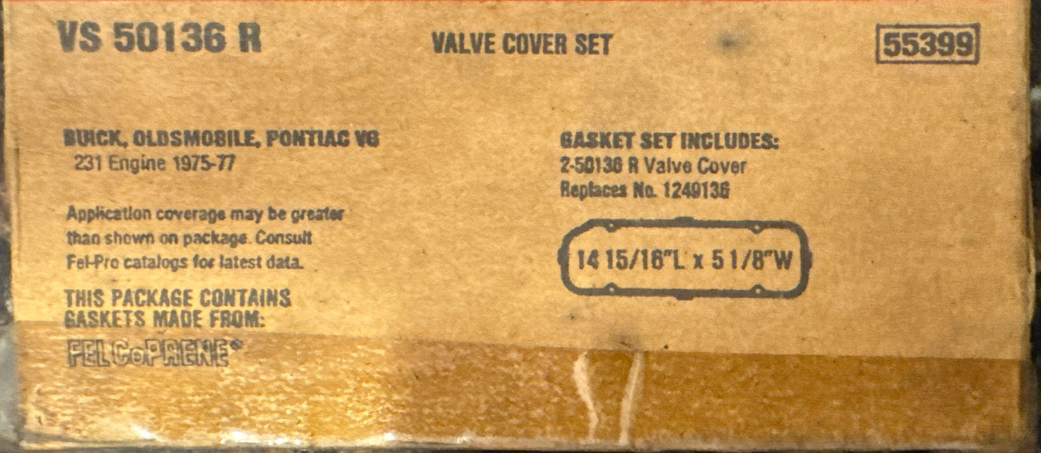 Fel-Pro Valve Cover Gasket VS 50136 R (55399) - Image 3