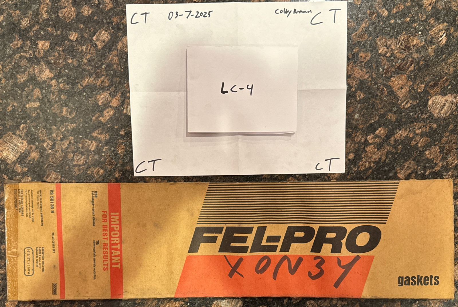 Fel-Pro Valve Cover Gasket VS 50136 R (55399)