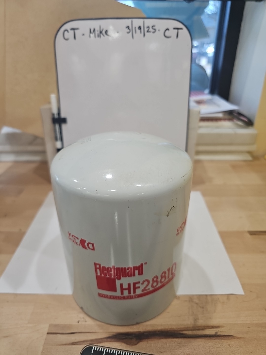 Fleetguard HF28810 Spin On Hydraulic Filter NEW Missing Gasket / O-Ring - Image 3