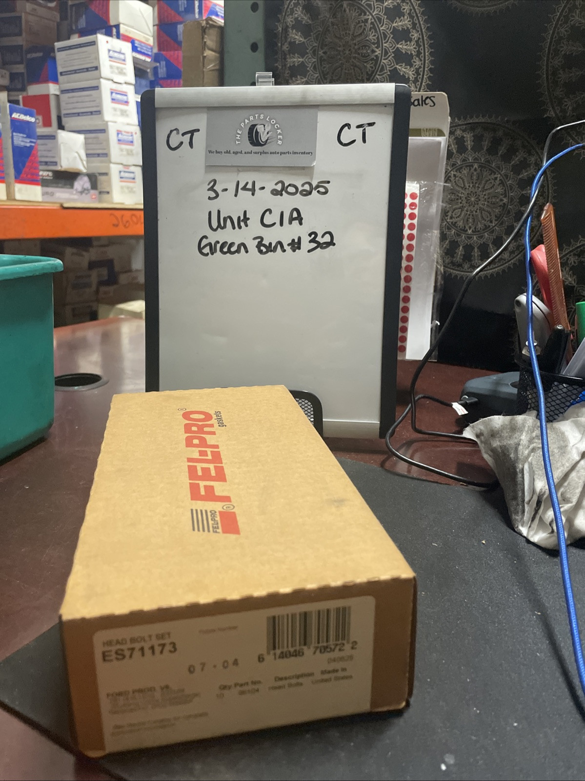 For Ford Mustang 2003-2004 Fel-Pro ES 71173 Cylinder Head Bolt Set w Washers