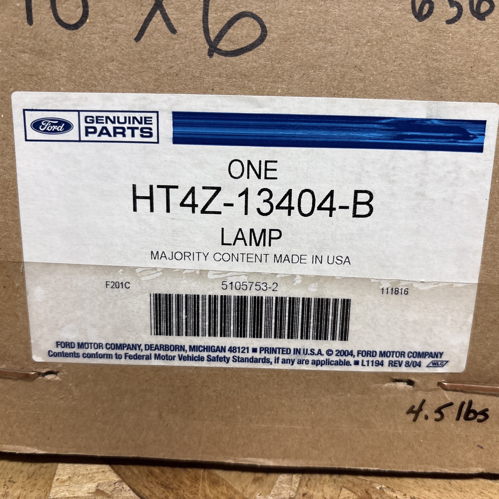 Ford Lamp Assembly Rear Stop & Flasher HT4Z-13404-B - Image 3
