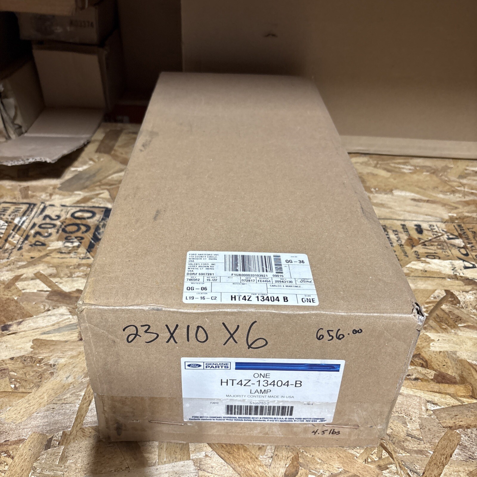 Ford Lamp Assembly Rear Stop & Flasher HT4Z-13404-B