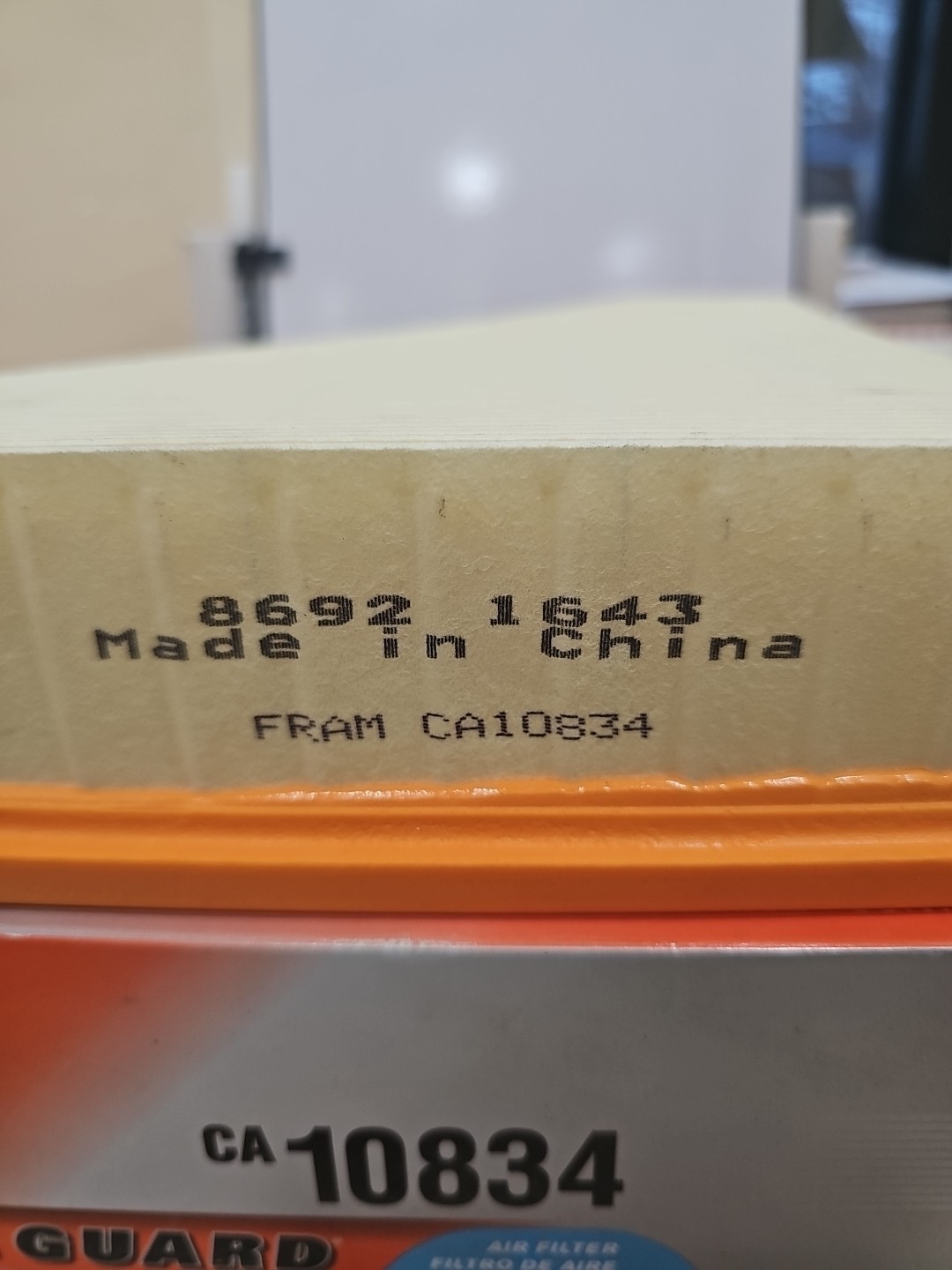 Fram Extra Guard CA10834 Panel Air Filter - Image 3