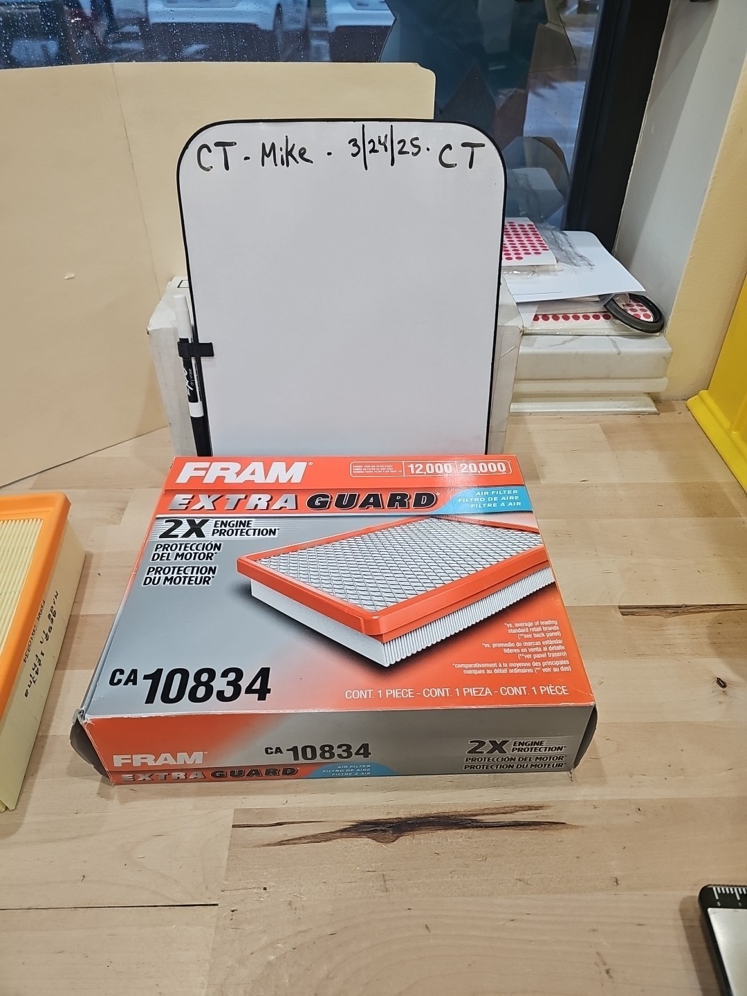 Fram Extra Guard CA10834 Panel Air Filter