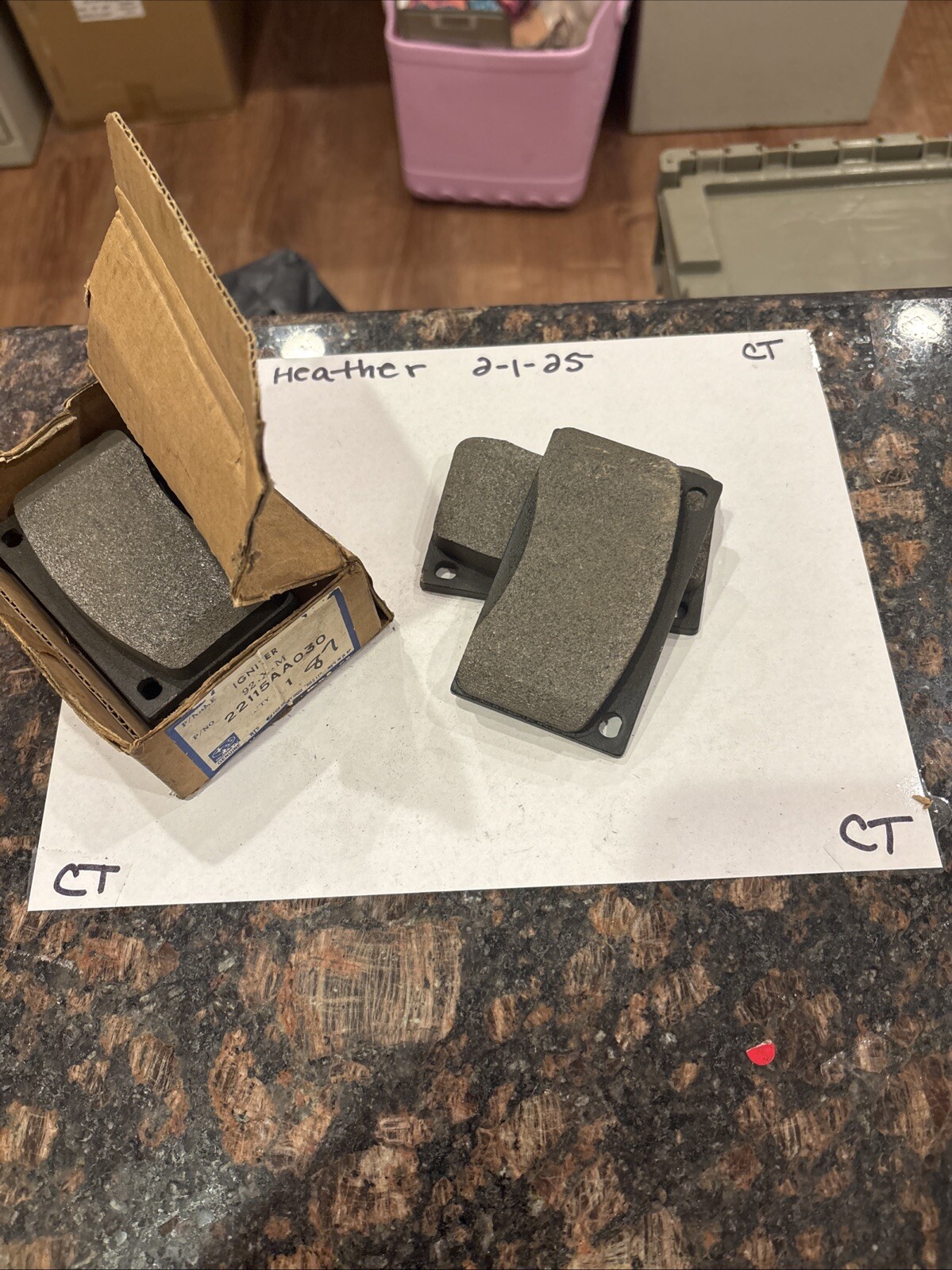 Front Semi-Metallic Brake Pads Subaru