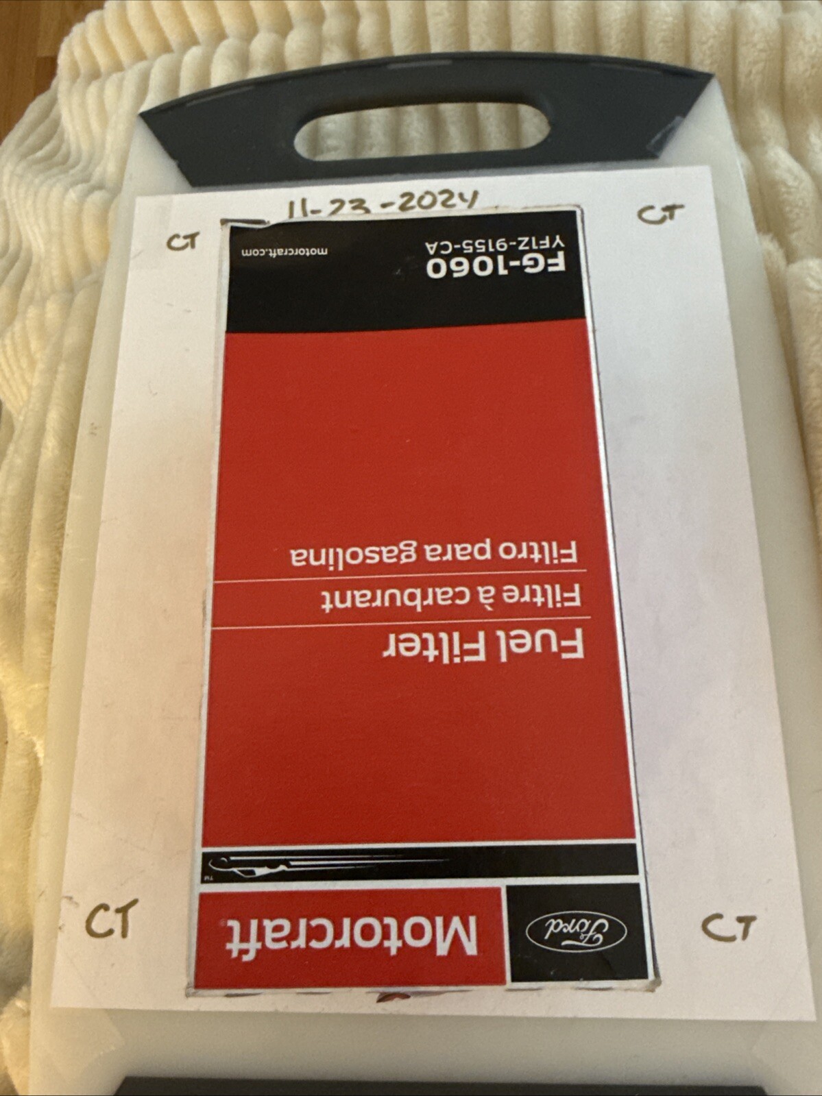 Fuel Filter Motorcraft FG-1060, YF1Z-9155-CA - Image 3