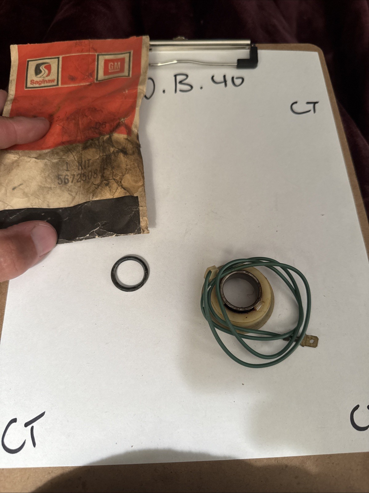 GENERAL MOTORS 5672508 SAGINAW STEERING GEAR ONE CABLE KIT No Spring