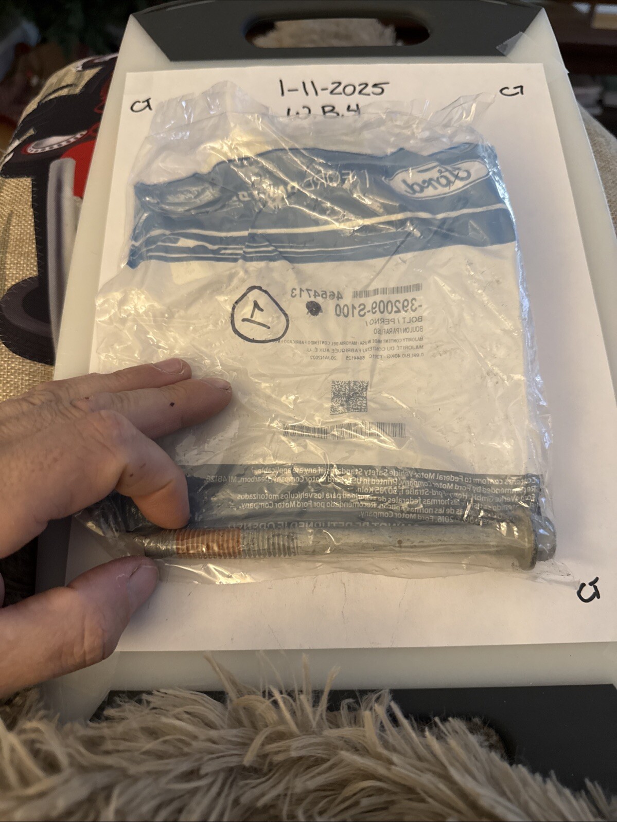 GENUINE FORD BOLT 392009-S100 NEW OEM - Image 3