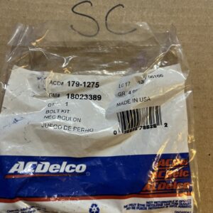 GENUINE GM ORIGINAL AC DELCO 18023389 BRAKE CALIPER BOLT KIT FACTORY 179-1275