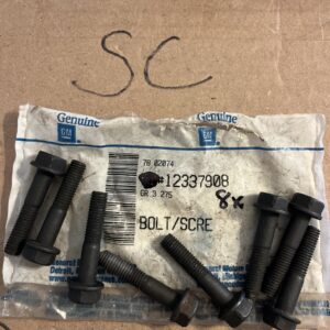 GM 12337908 Exhaust Manifold Bolt for 1982-1995 2.8 & 3.1 V6 -- LOT OF 8 -- NOS
