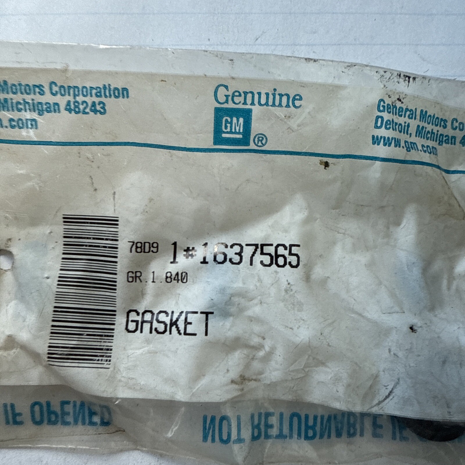 GM 1637565 Gasket - Image 3