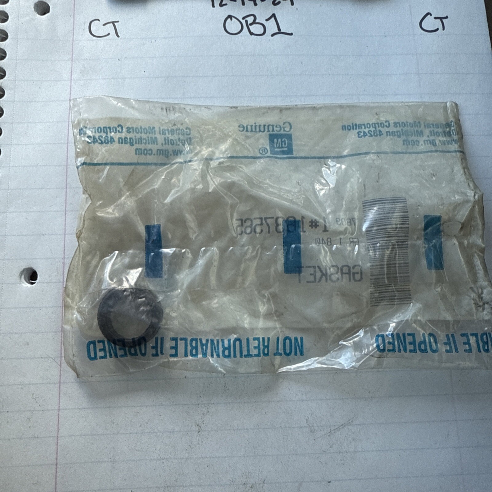 GM 1637565 Gasket - Image 4