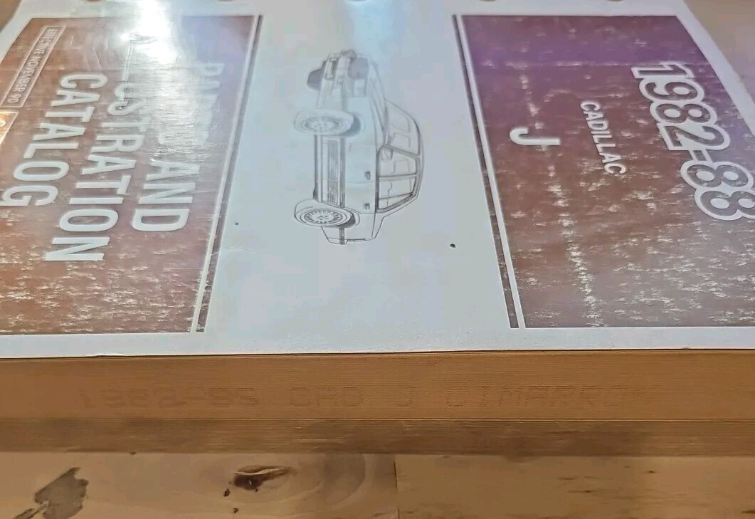 GM 1982-1988 Cadillac J Parts and Illustration Catalog - Image 3