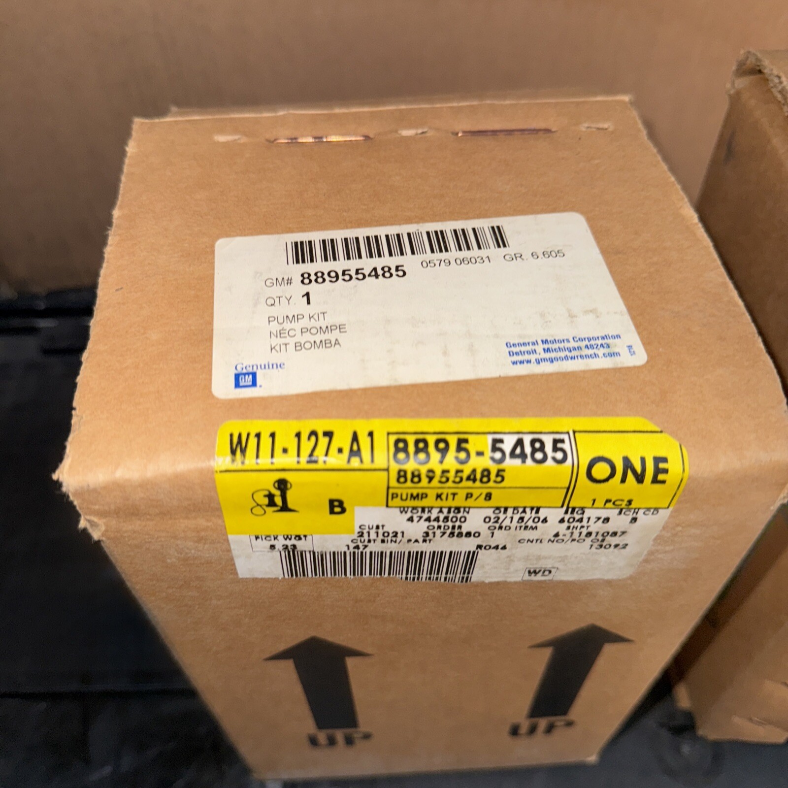 GM 88955485 Pump Kit,P/S Genuine OEM NOS