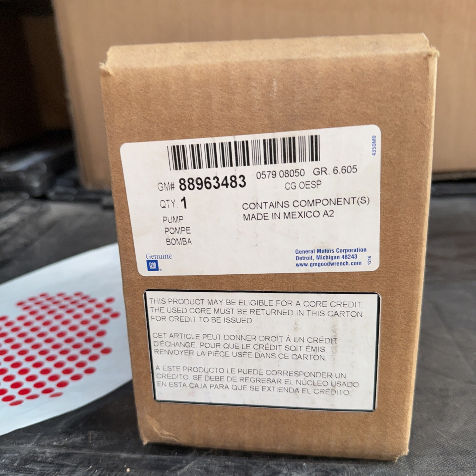 GM 88963483 Pump,P/S