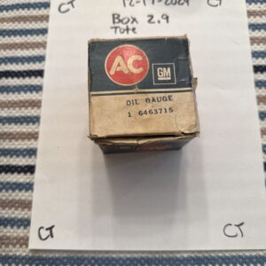 GM NOS Oil Pressure Gauge 6463715
