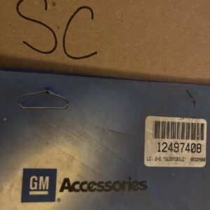 GM OLDSMOBILE FRONT OR REAR SPLASH GUARDS #12497408 (discontinued)