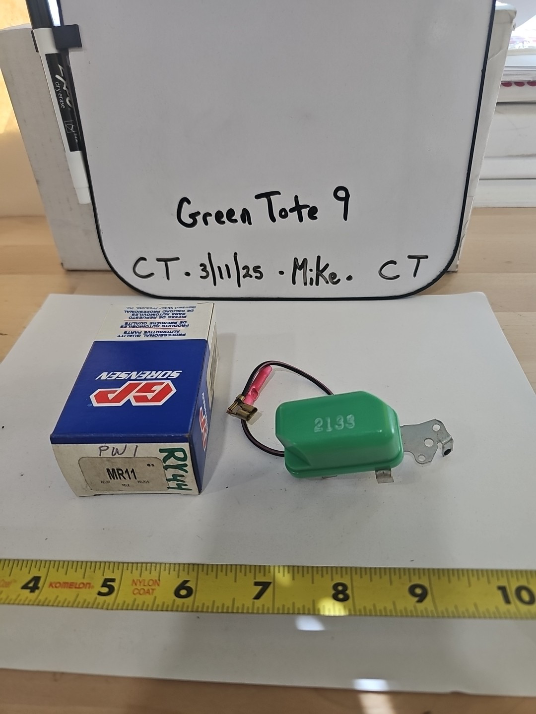 GP Sorensen MR11 (Standard RY-44) Relay