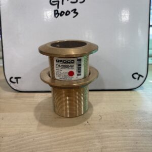GROCO 2" NPS NPT Combo Bronze Thru-Hull Fitting w/ Nut  TH-2000-W