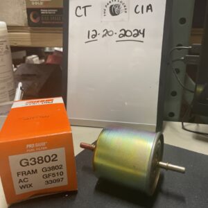 Gas Filter - Pro Gauge #G3802 - N.O.S. Ford Products '83 to '89