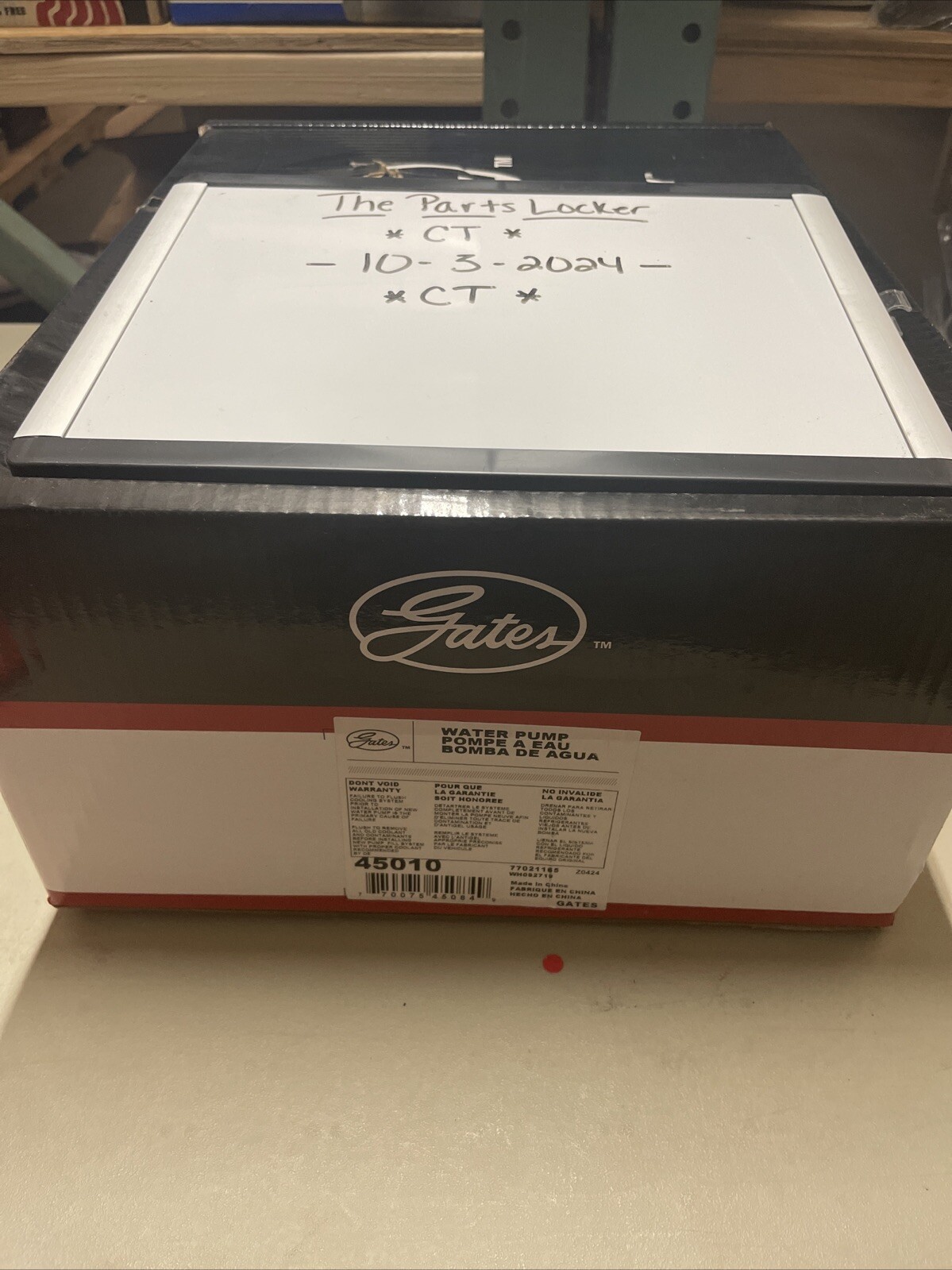 Gates 45010 Water Pump WATER PUMP