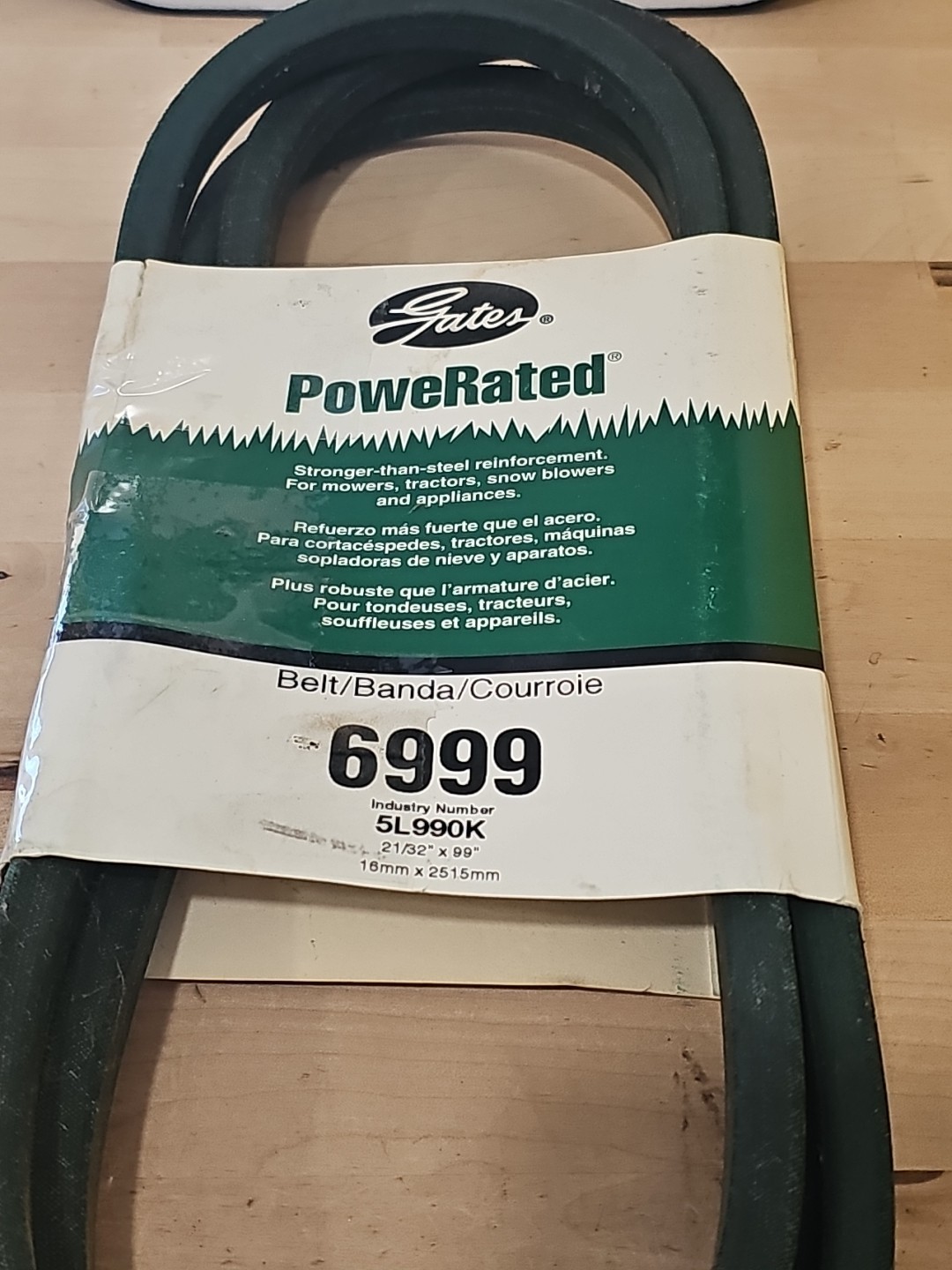 Gates 6999 PoweRated FHP Medium Horse-Power V-Belt. NOS - Image 3