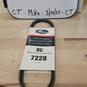 Gates 7228 XL High Capacity V-Belt For Select 81-84 Cadillac Models