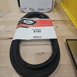Gates B100 Hi-Power II Classical Section Wrapped V-Belt