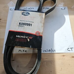 Gates Heavy Duty Micro-V Serpentine Drive Belt K080991