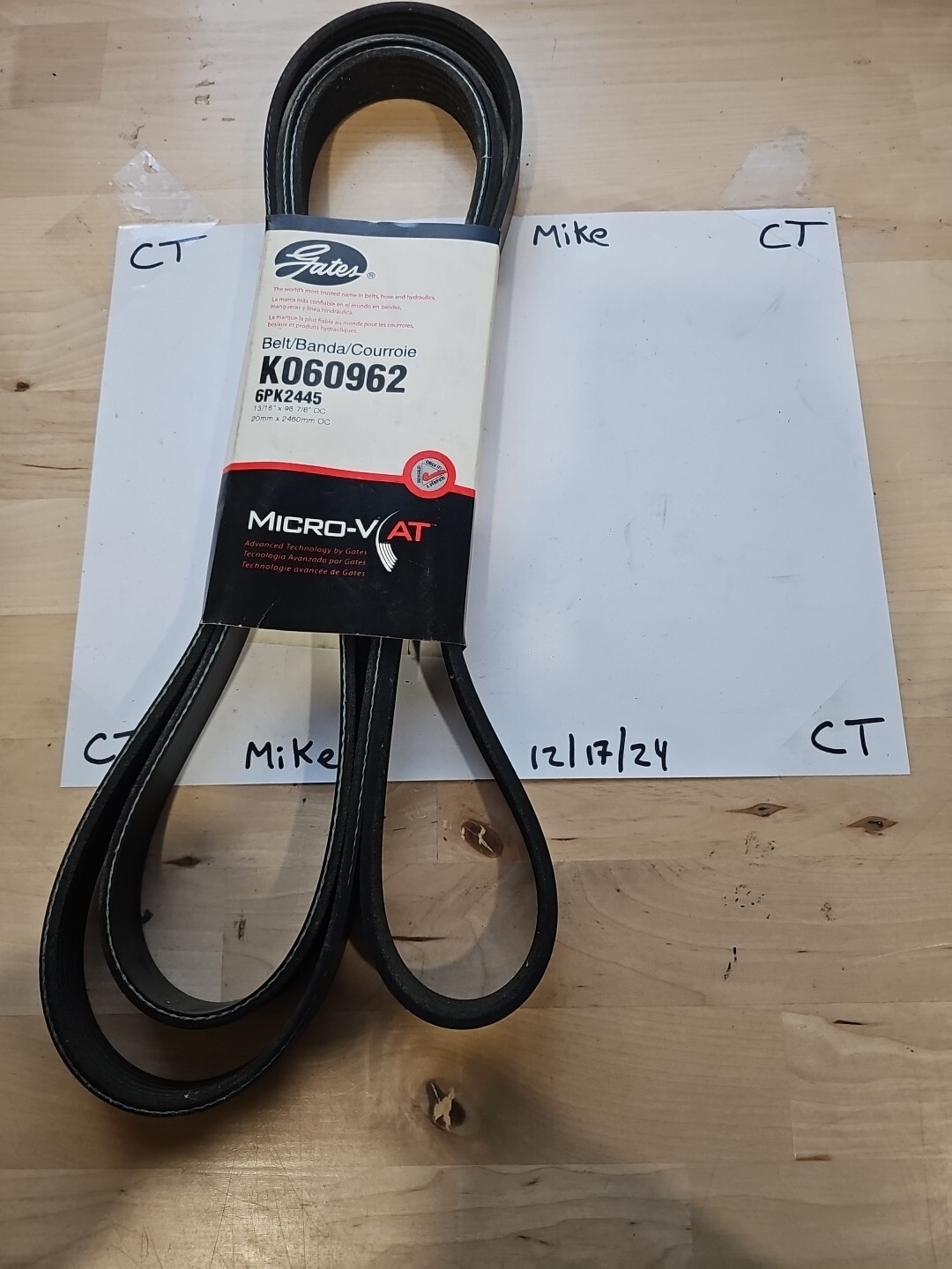 Gates Premium Micro-V Belt K060962