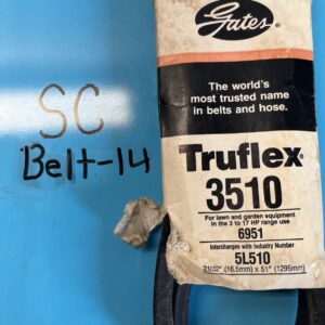 Gates Standard 3510 Truflex V-Belt 51" L x 0.66" W x 0.375"